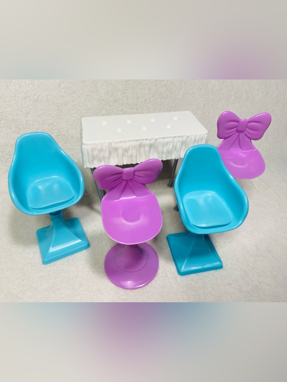 Barbie Doll Dreamhouse Chairs Barbie Table Furniture Doll Chairs